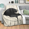 Sky Cycle C Blanket Blanket Clock Canvas