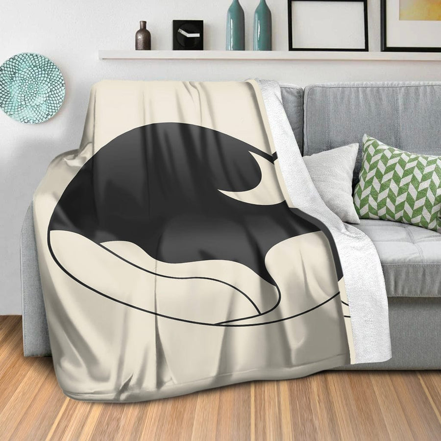 Sky Cycle C Blanket Blanket Clock Canvas