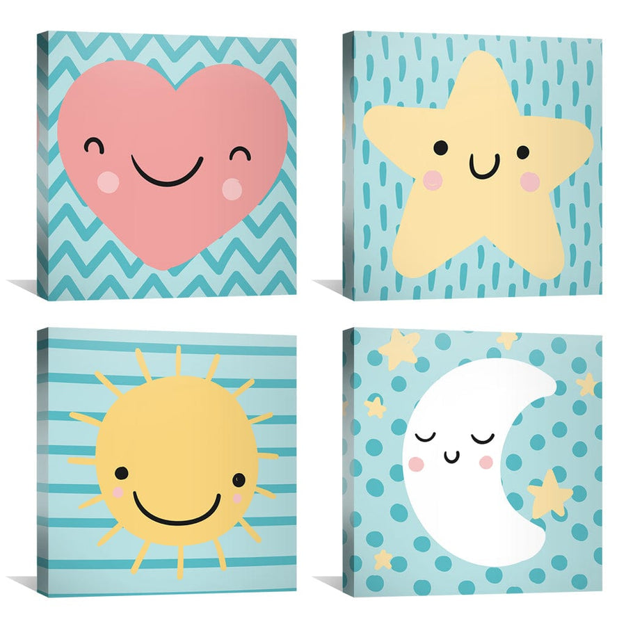 Sky Full of Joy Canvas Art Clock Canvas