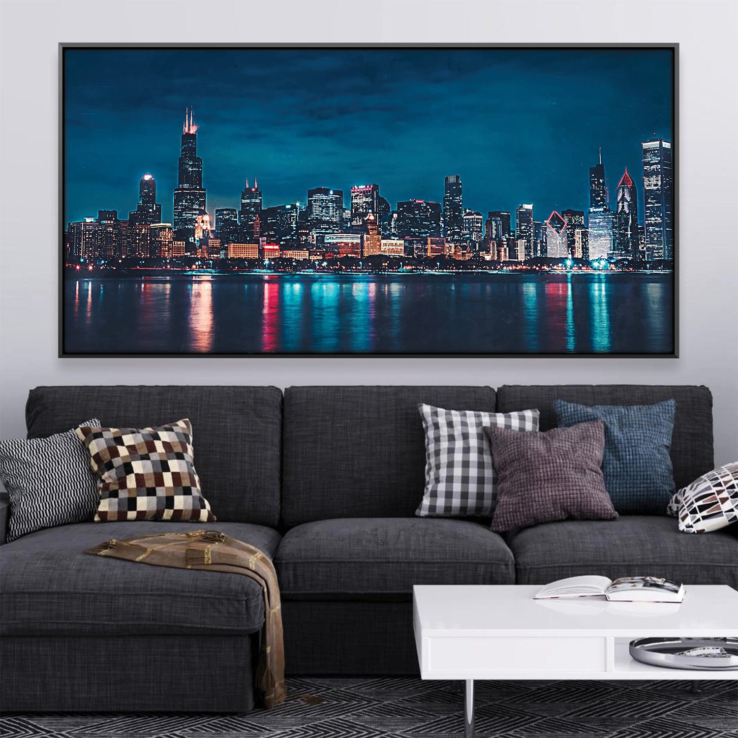 Skyline Nights Canvas 20 x 10in / Canvas product thumbnail