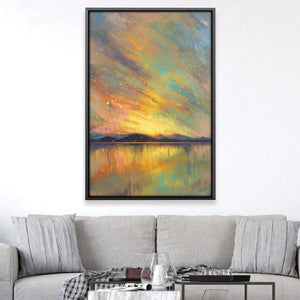 Skysong Reflection Canvas Art 12 x 18in / Canvas Clock Canvas