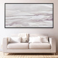 Slate Symphony Canvas Art 50 x 25cm / Unframed Canvas Print Clock Canvas