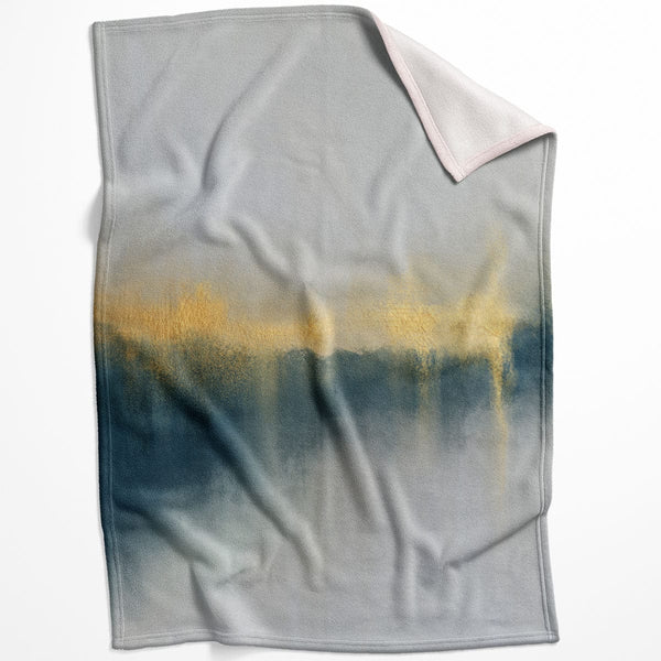 Slated Drip Blanket Blanket 75 x 100cm Clock Canvas