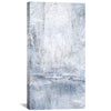 Slated Winter Canvas Art Clock Canvas