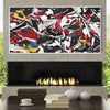 Sneaker Collage Art Clock Canvas