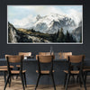 Snowbound Horizon Canvas Art Clock Canvas