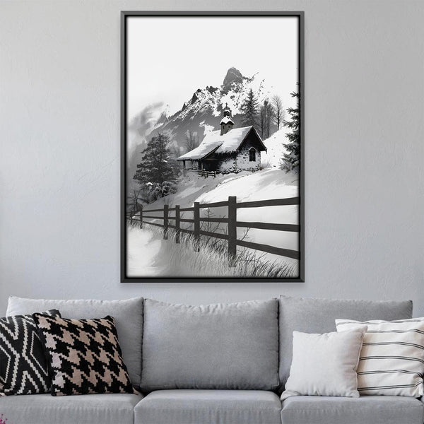 Snowlight Keep Canvas Art 12 x 18in / Canvas Clock Canvas