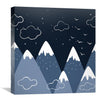 Snowy Dreams Canvas Art Clock Canvas