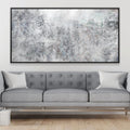 Snowy Forest Canvas Art Clock Canvas