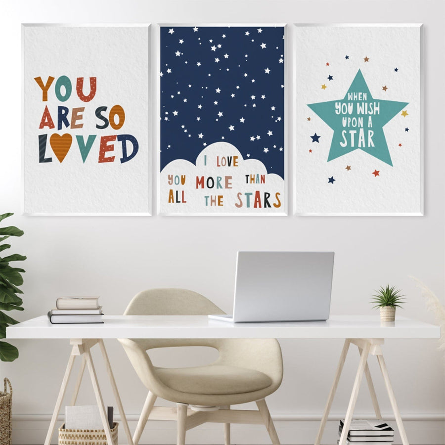 So Loved Canvas Art Clock Canvas
