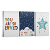 So Loved Canvas Art Clock Canvas
