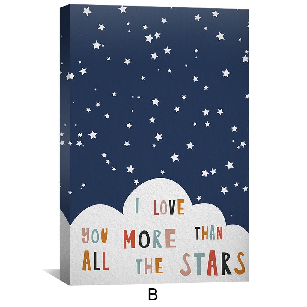 So Loved Canvas Art Clock Canvas