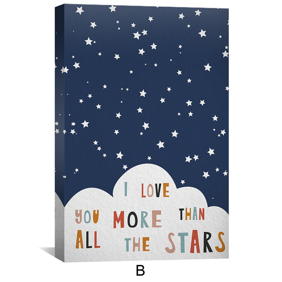 So Loved Canvas Art Clock Canvas