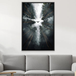Soaring Pines Canvas Art 12 x 18in / Canvas Clock Canvas