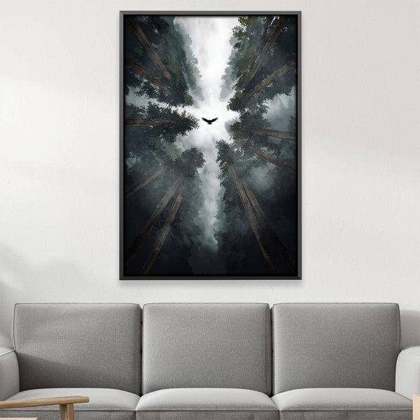 Soaring Pines Canvas Art 12 x 18in / Canvas Clock Canvas