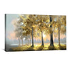 Soft Morning Forest Canvas Art Clock Canvas
