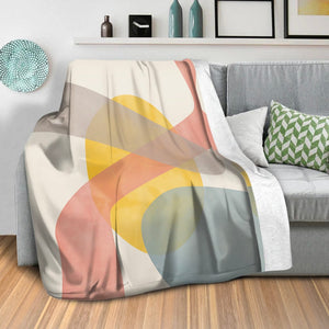 Soft Pallet C Blanket Blanket Clock Canvas