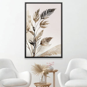 Softwind Leaves Canvas Art 12 x 18in / Canvas Clock Canvas