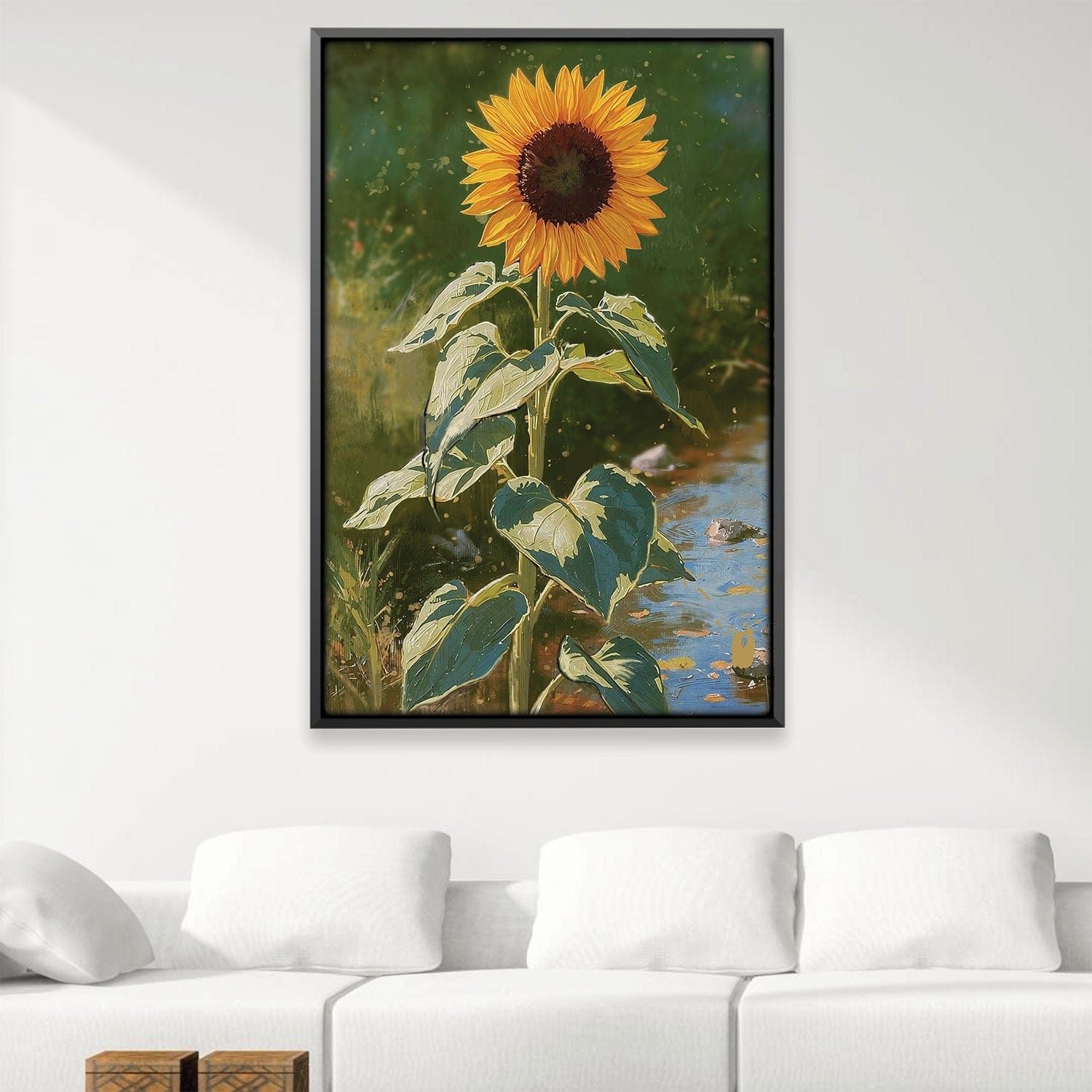 Sol Bloom Canvas Art 12 x 18in / Canvas Clock Canvas