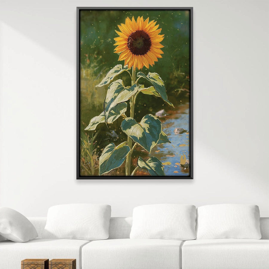 Sol Bloom Canvas Art 12 x 18in / Canvas Clock Canvas