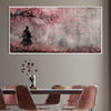 Solitude in Sakura Canvas Art Clock Canvas
