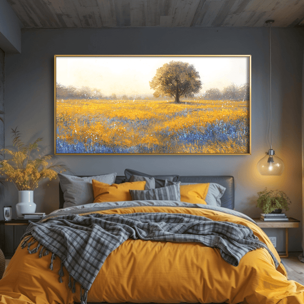 Solitude Maple Canvas Art Clock Canvas