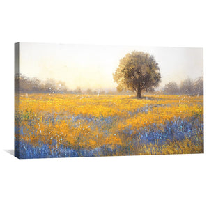 Solitude Maple Canvas Art Clock Canvas