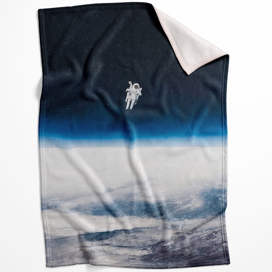 Space Float Blanket Blanket 75 x 100cm Clock Canvas