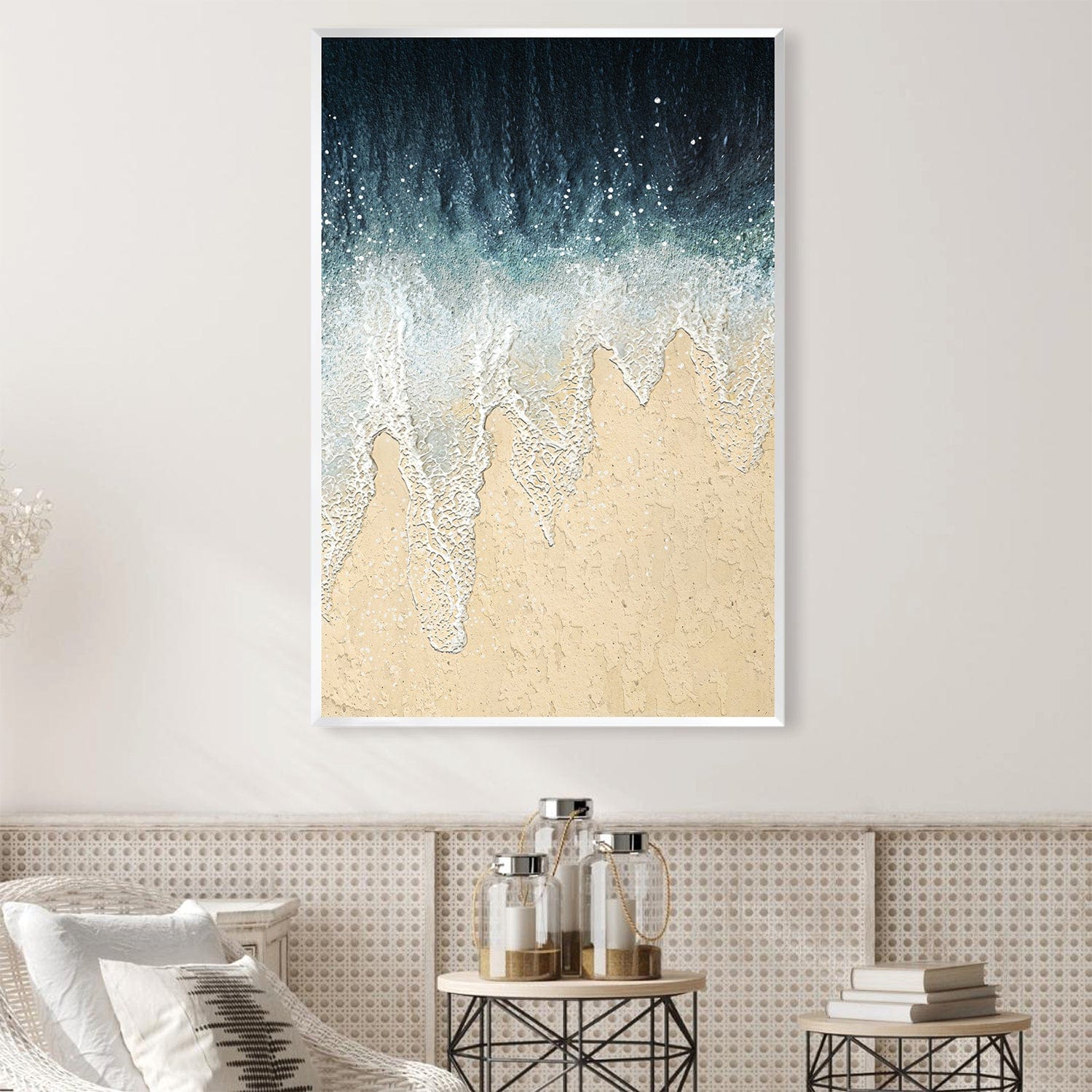 Sparkle Beaches Canvas Art Clock Canvas