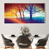 Spectrum of the Trees Canvas Art Clock Canvas
