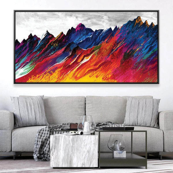 Spectrum Slopes Canvas Art 20 x 10in / Canvas Clock Canvas