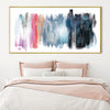 Spectrum Strokes Canvas Art Clock Canvas