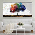 Spectrum Willow Canvas Art Clock Canvas