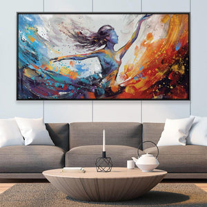 Spirit Dance Canvas Art 20 x 10in / Canvas Clock Canvas