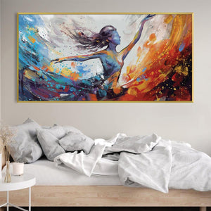 Spirit Dance Canvas Art Clock Canvas