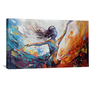 Spirit Dance Canvas Art Clock Canvas