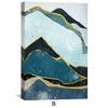 Stacking Mountains Canvas Art Clock Canvas