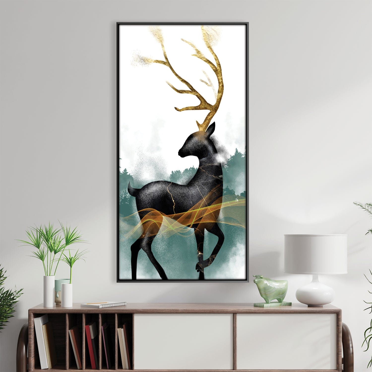 Stag of the Abstract Canvas product thumbnail