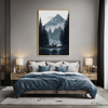Stag Portrait Canvas Art Clock Canvas