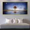 Starlit Solitude Canvas Art Clock Canvas
