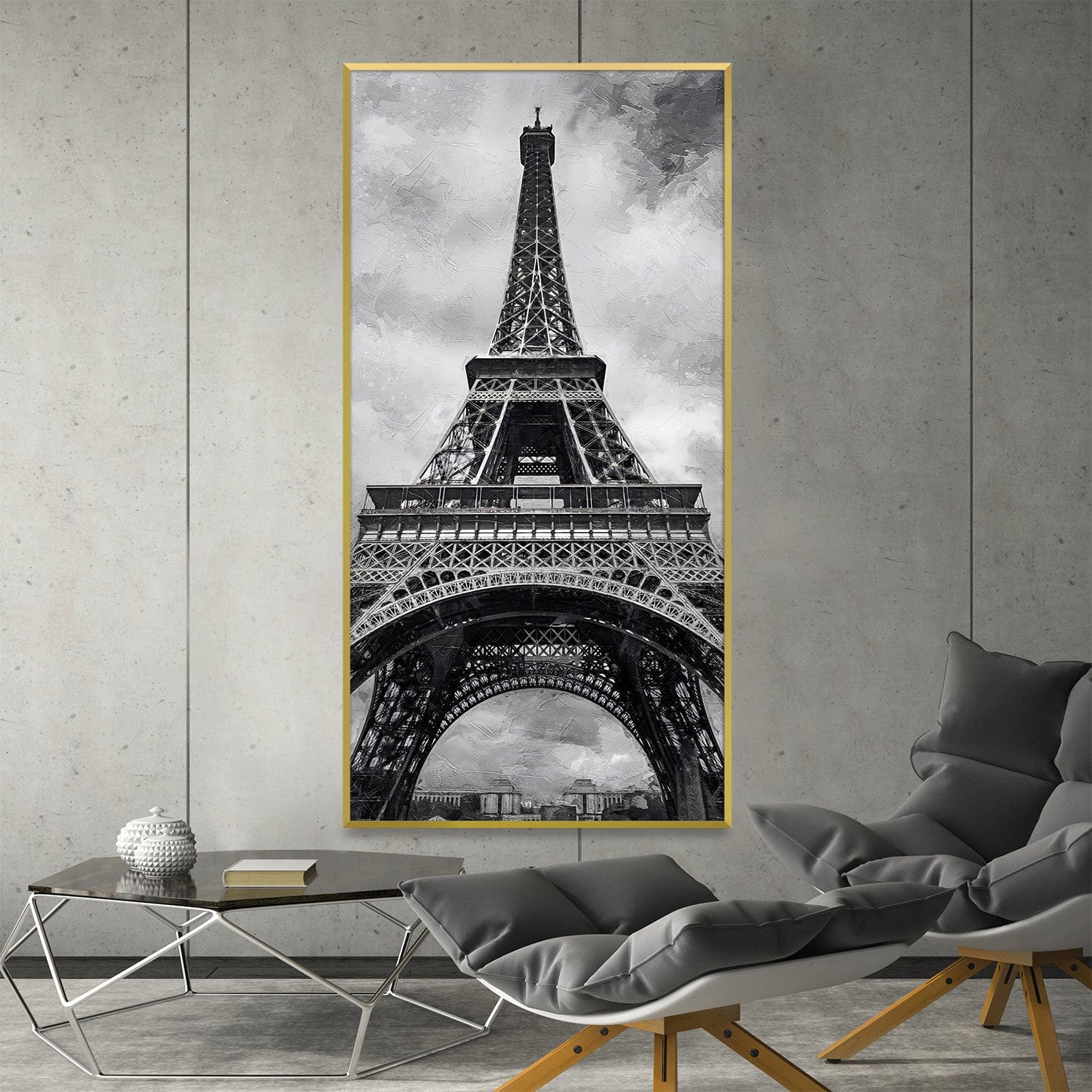 Steel Spires Canvas Art Clock Canvas