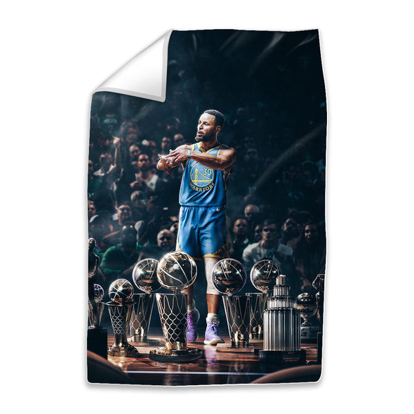 Steph Trophies Easy Build Frame Art Fabric Print Only / 24 x 36in Clock Canvas