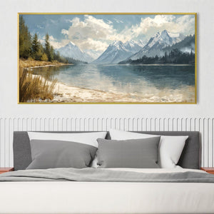 Still Water Moment Canvas Art Clock Canvas