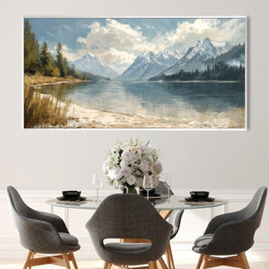 Still Water Moment Canvas Art Clock Canvas