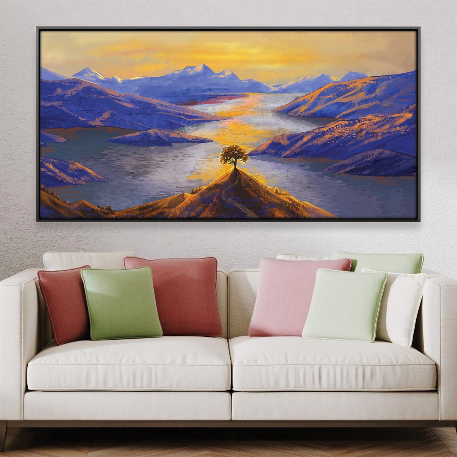 Still Waters and Silent Peaks Canvas product thumbnail