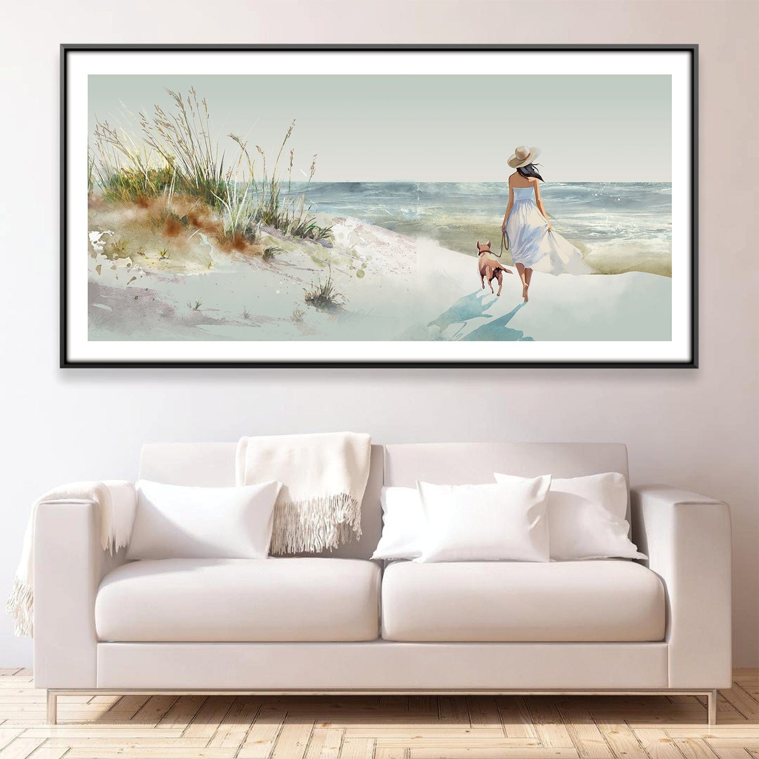 Stroll to the Sea Canvas product thumbnail