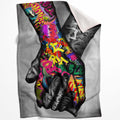 Stronger Together Blanket Blanket 75 x 100cm Clock Canvas