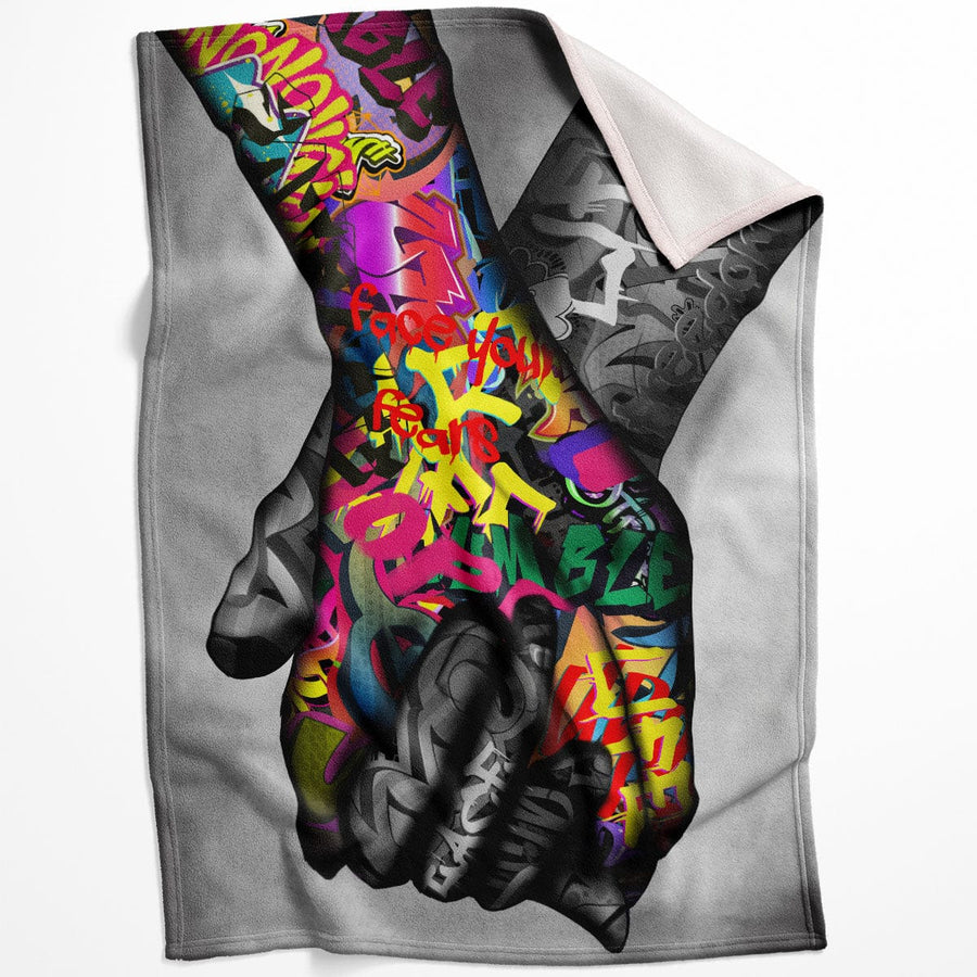 Stronger Together Blanket Blanket 75 x 100cm Clock Canvas