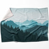 Subtle Fog Blanket Blanket 75 x 100cm Clock Canvas