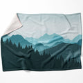 Subtle Fog Blanket Blanket 75 x 100cm Clock Canvas